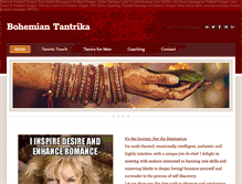 Tablet Screenshot of bohemiantantrika.com